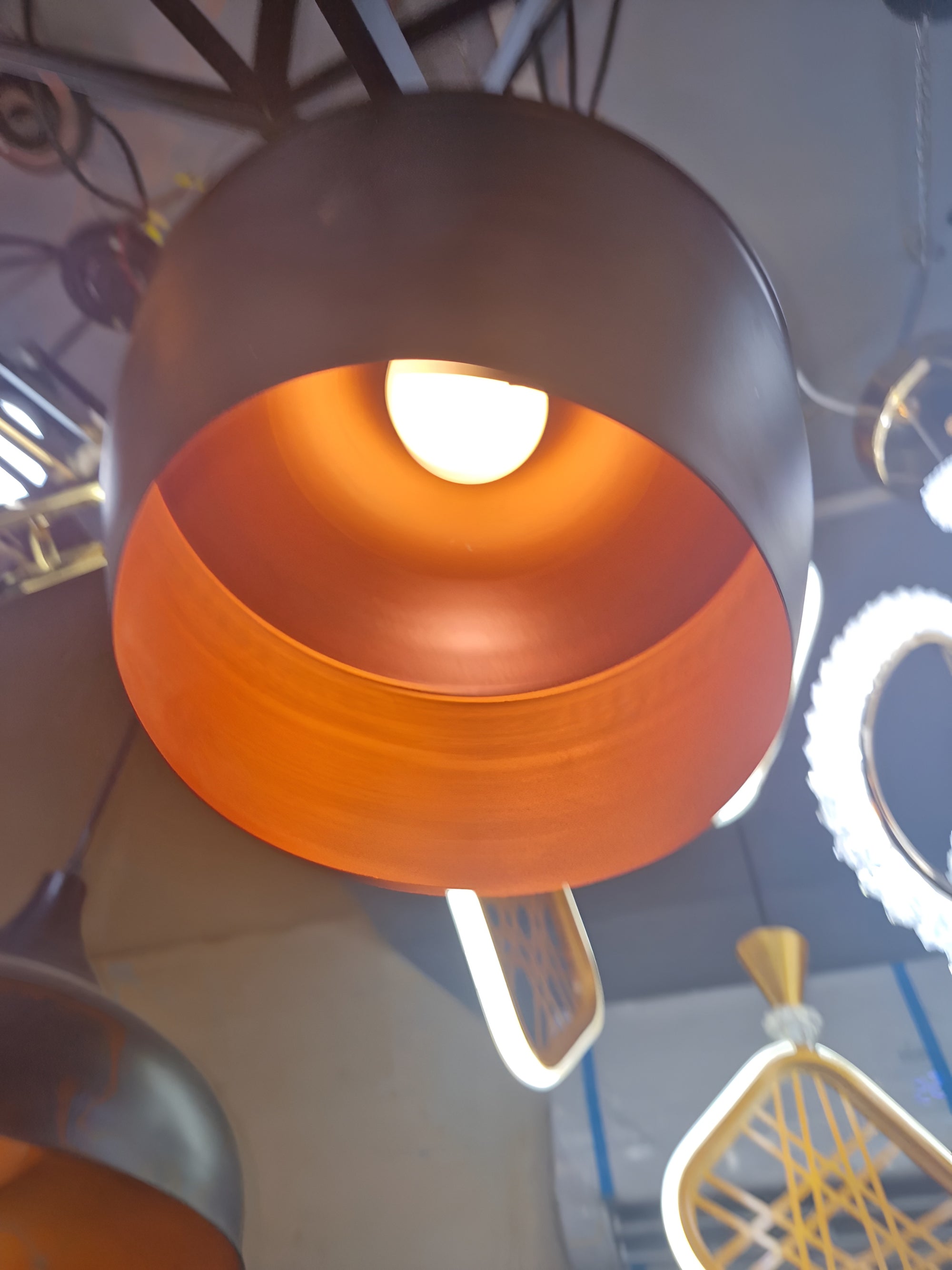 Modern Black Pendant Light