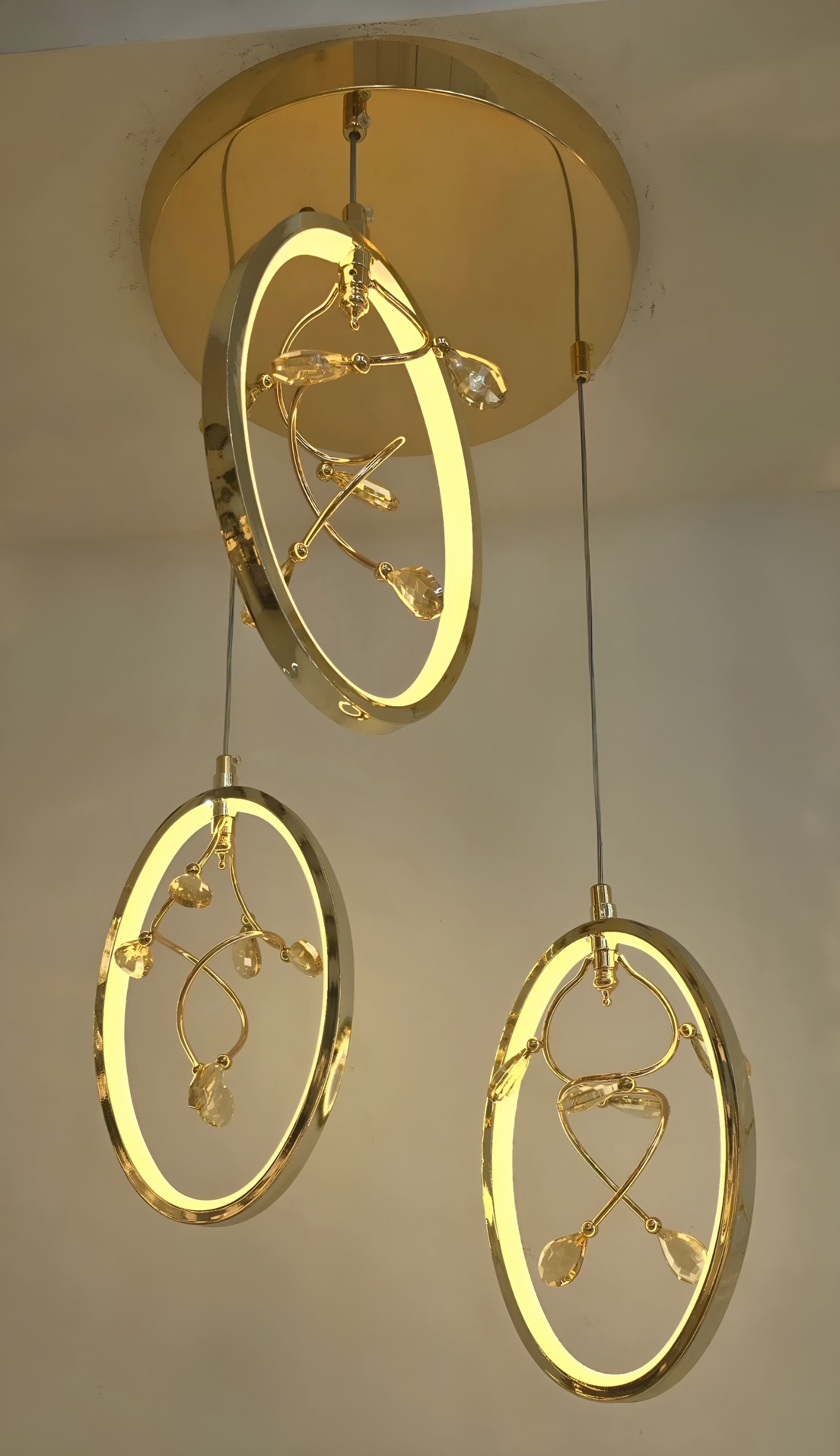 Luxury Gold Hanging Chandelie