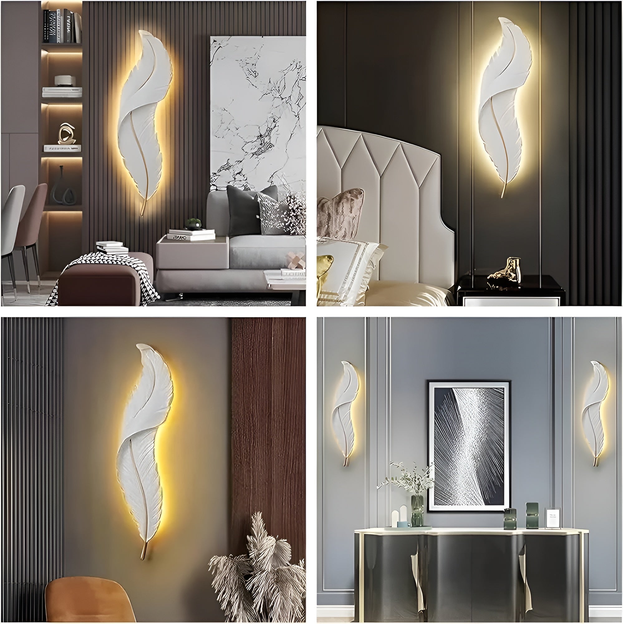 Decorative LED Leaf Indoor Wall Lamp