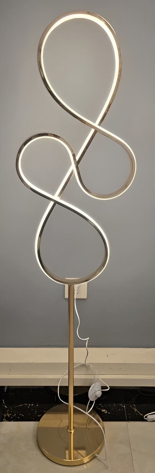 Modern Infinity LED Floor Lamp