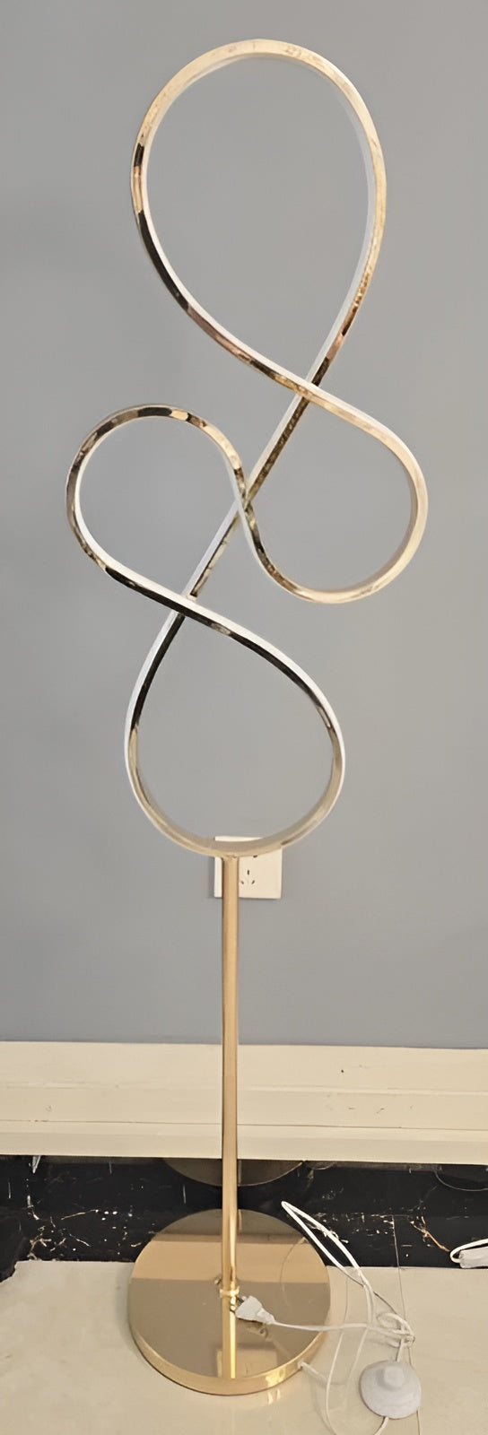 Modern Infinity LED Floor Lamp