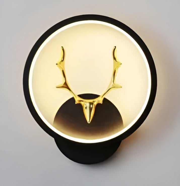Modern Markhor Antler LED Wall Light